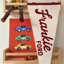 Load image into Gallery viewer, Extra Large Custom Name Pennant Flag