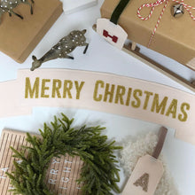 Load image into Gallery viewer, Merry Christmas Tree Banner