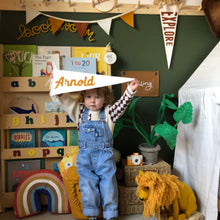 Load image into Gallery viewer, Large Custom Pennant - Cursive Font