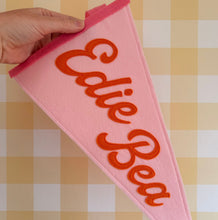 Load image into Gallery viewer, Large Custom Pennant - Vintage Font
