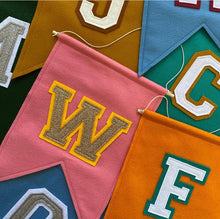 Load image into Gallery viewer, Varsity Initial Banner
