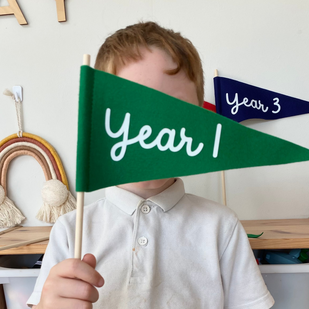 First Day of School Year Flag