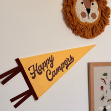 Load image into Gallery viewer, Happy Campers Vintage Style Pennant Flag
