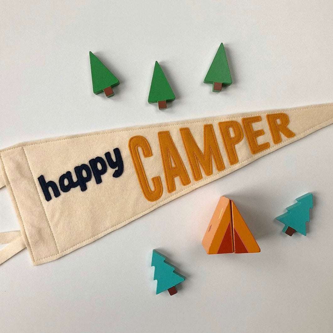 'Happy Camper' Pennant